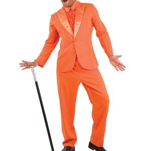 Source Mens Dumb Orange Suit 90s Costume